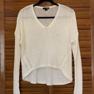 Aqua off- white knitted sweater